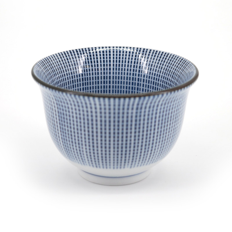 japanese blue lines teacup SENDAN TOKUSA SENCHA