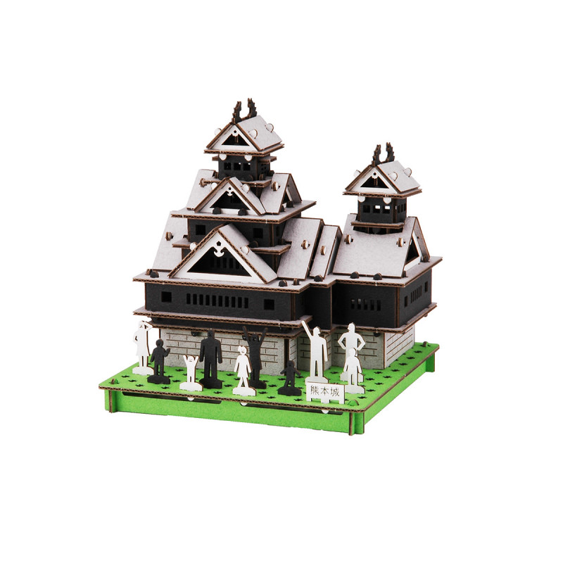 mini modello di cartone, KUMAMOTO-JO, Castello di Kumamoto