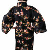 kimono giapponese kimono giapponese felice, KINUME, fiori di prugna dorata