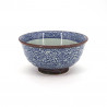 bol japonais pour ramen en céramique, TAKO KARAKUSA, bleu