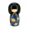 japanische hölzerne Puppe - Kokeshi, KOJITSU, blau