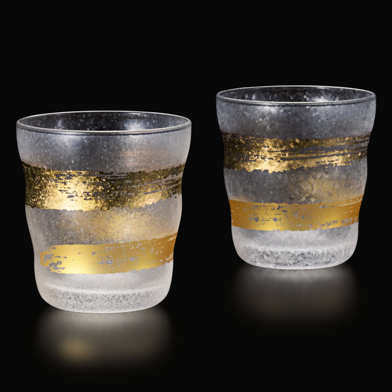 set di 2 bicchieri di whisky giapponesi PREMIUM KINICHIMONJI