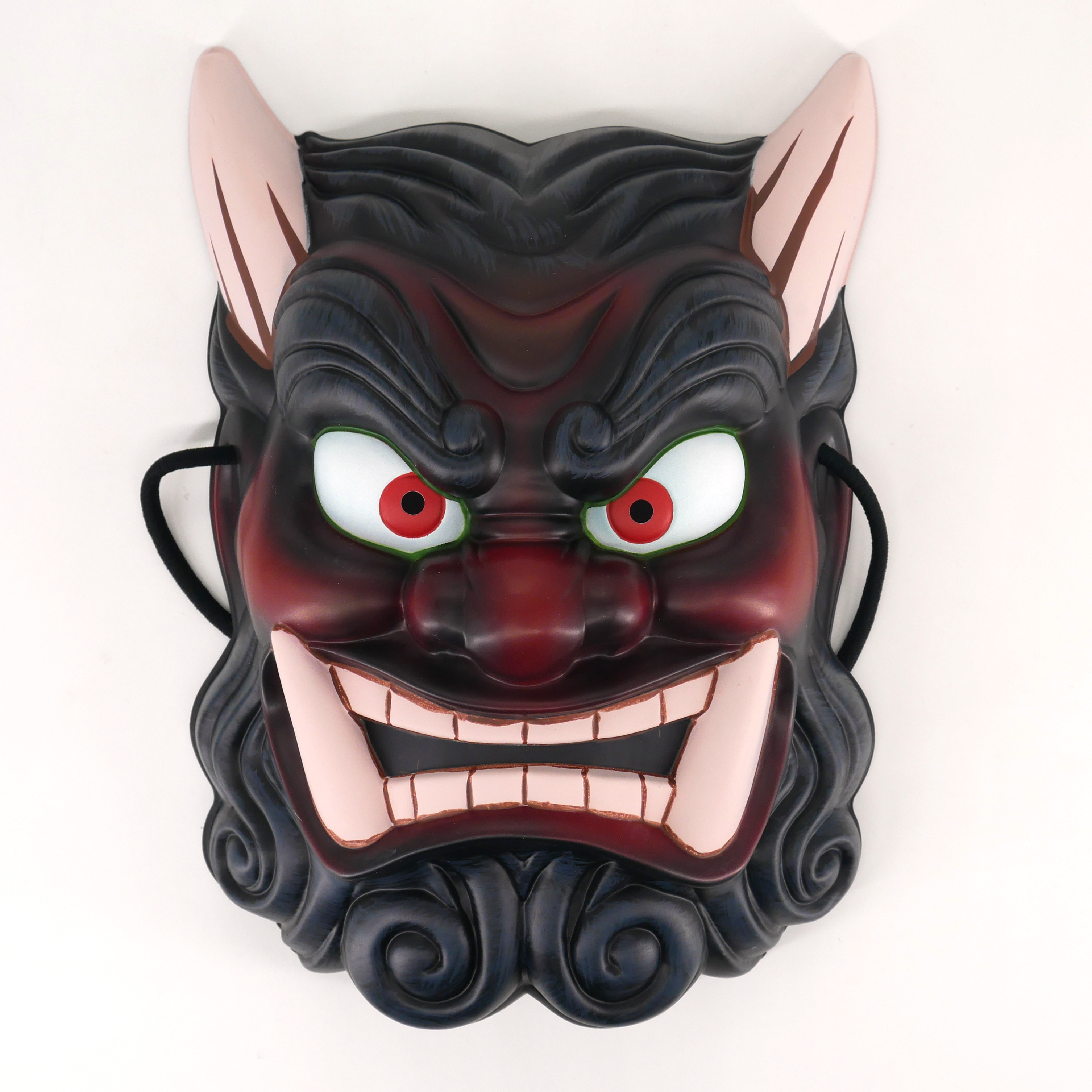 Maschera Hannya giapponese tradizionale, maschera Oni, maschera