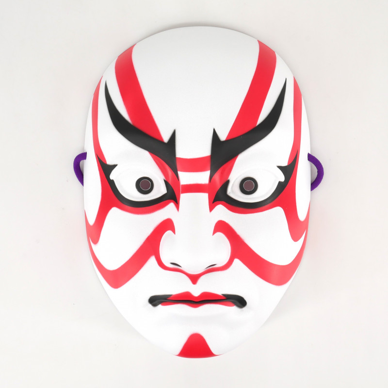 Masque japonais Kabuki - maquillage de héro - KESHO 