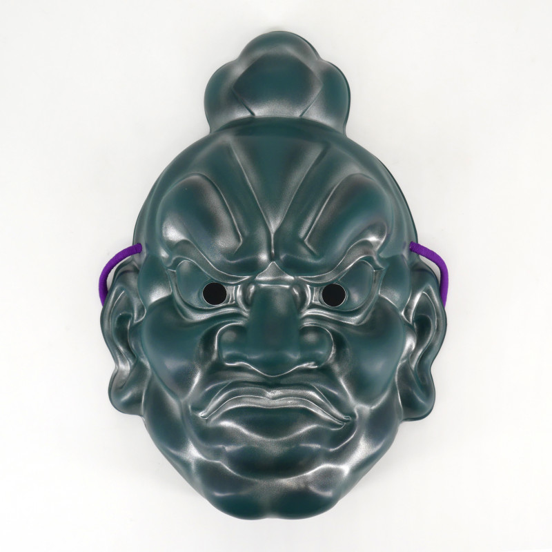 Masque japonais Niō couleur bronze - Ungyo la force contenue - KONGO RIKISHI