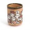 taza de té japonés, MANEKINEKO, gato