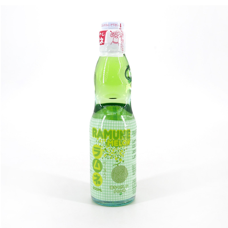 Limonade japonaise Ramune goût melon - RAMUNE MELON 200ML