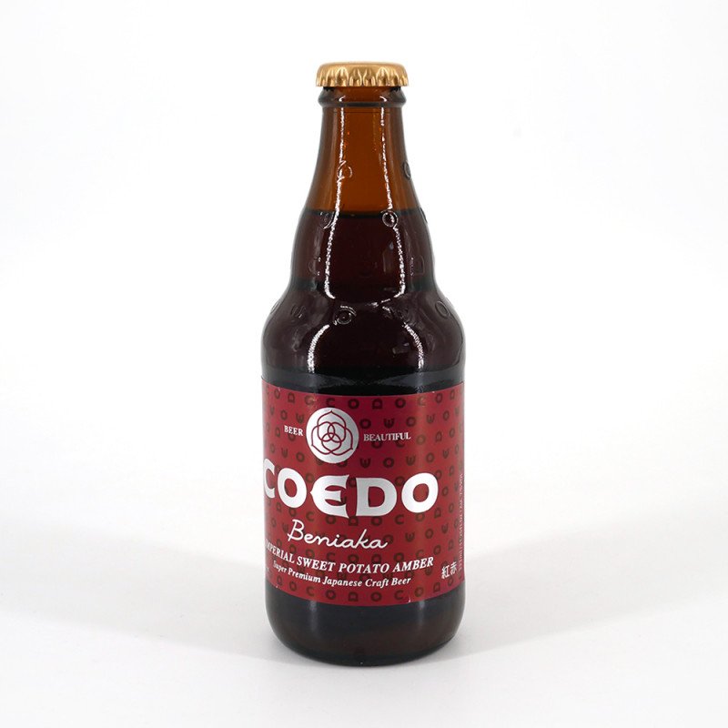 Coedo Beniaka Japanese beer in bottle - COEDO BENIAKA 333ML
