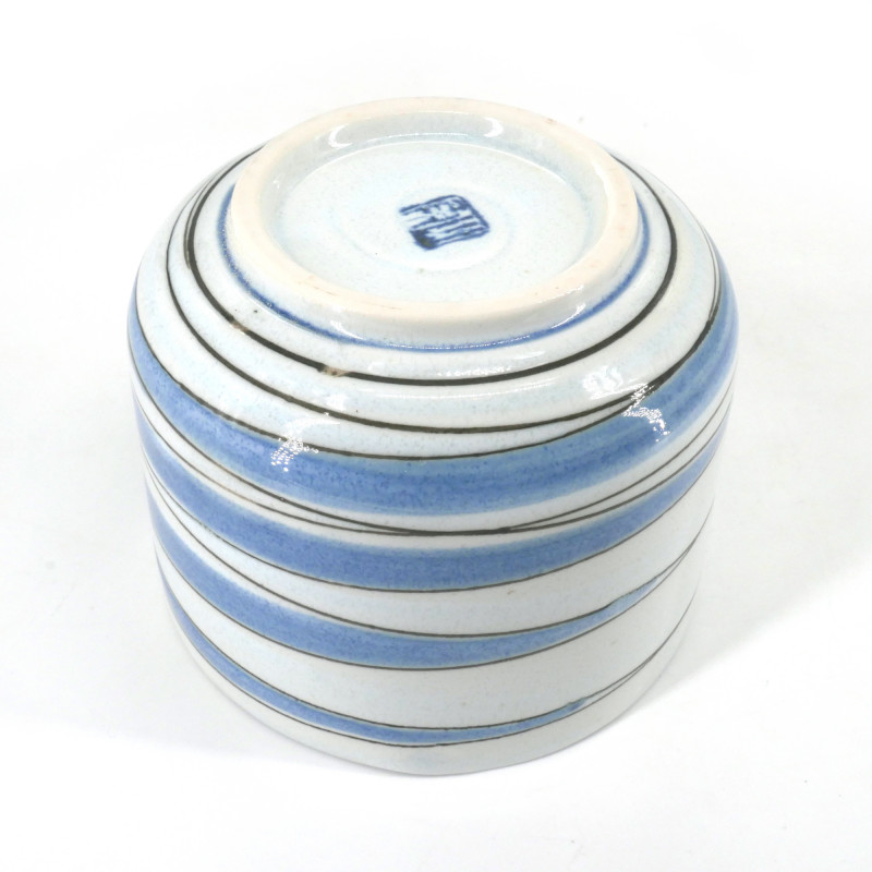 Japanese ceramic rice bowl, ŌSEN, white
