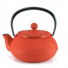 japanese Cast Iron Teapots IWACHU, arare, red, 0,8lt