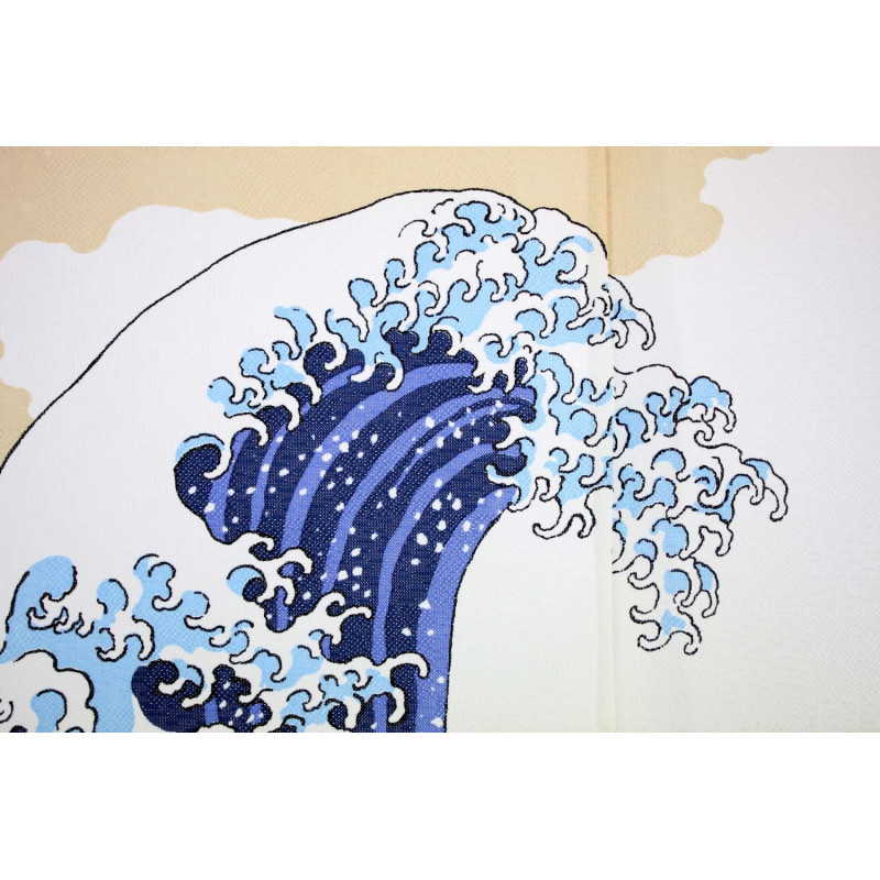 Rideau japonais noren en polyester, KANAGAWA
