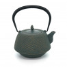 Japanese teapot cast iron, IWACHU NAMBU ARARE 1lt, bronze