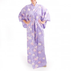 kimono tradizionale viola