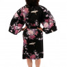 kimono giapponese kimono giapponese felice, PEONY TSURU, gru e peonia