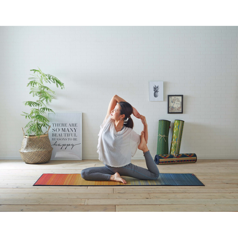 Stuoia di yoga giapponese naturale Tatami - JOY GREEN