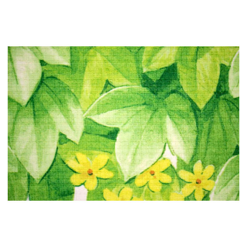 Japanese noren curtain in polyester ivy foliage 85 x 170cm, TSUTANOHA