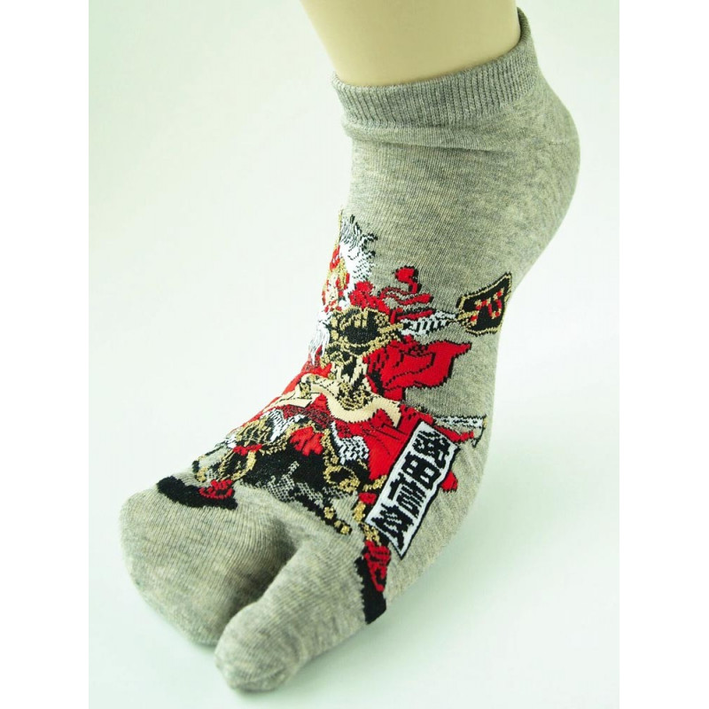 Japanese cotton tabi socks with Mount Fuji pattern, FUJI, color of your choice, 25 - 27cm