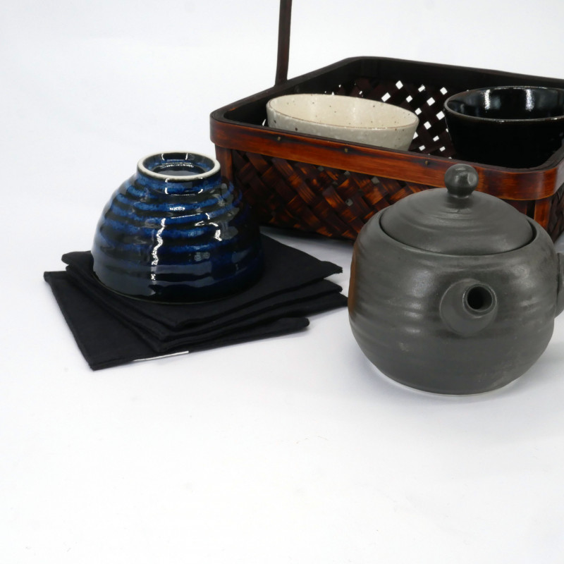 Japanese tea set with 1 teapot and 5 cups 6 pieces PRESTIGE