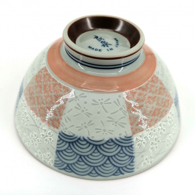 Cuenco de arroz de cerámica japonés, ICHIMATSU