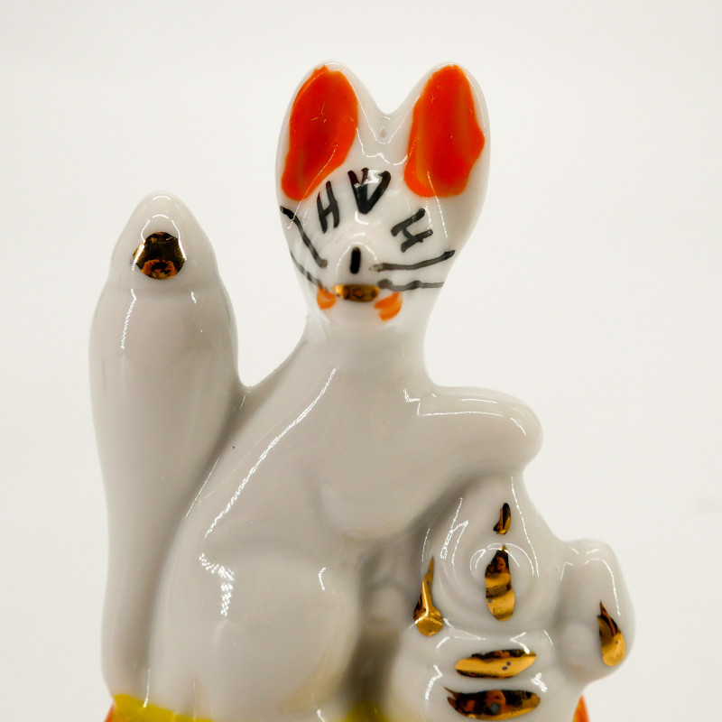 Duo japanischer Keramikfüchse, KITSUNE