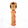 Large Japanese wooden doll, KOKESHI VINTAGE, 30cm
