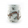 tasse blanche japonaise dragon rouge 16M5483610E