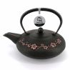 Japanese cast iron teapot - IWACHU WA-SAKURA- 0.6 lt - copper black