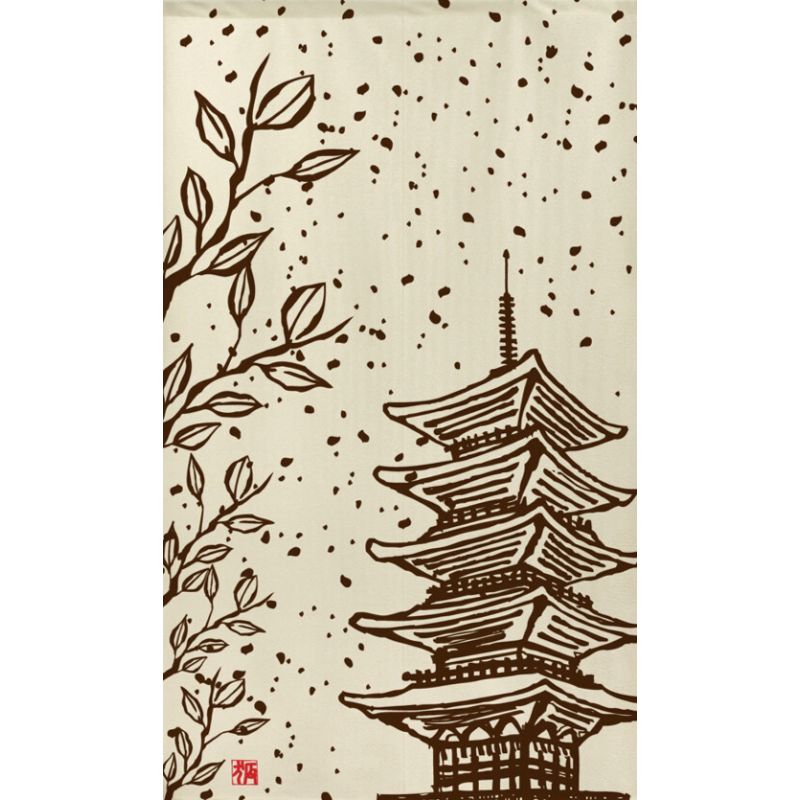 Japanese Noren polyester curtain, TAWA