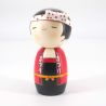 Muñeca japonesa Kokeshi de madera - WASSHOI ONNA