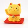 Japanese ceramic manekineko lucky cat - TORA MIGI -