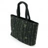 Japanische Baumwolle & Polyester Tasche, TAKE 7502B, schwarz