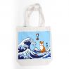 Einkaufstasche aus 100% Baumwolle, CANVA BAG, Shiba Kanagawa