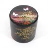 Scatola da tè giapponese in resina nera - MIYABINO - 150gr