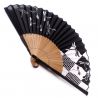 japanese fan in cotton and bamboo, TOMBO, Libellulle
