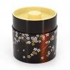 Carrito de té negro japonés en resina con dibujo de flor de cerezo - MIYABI SAKURA - 150g