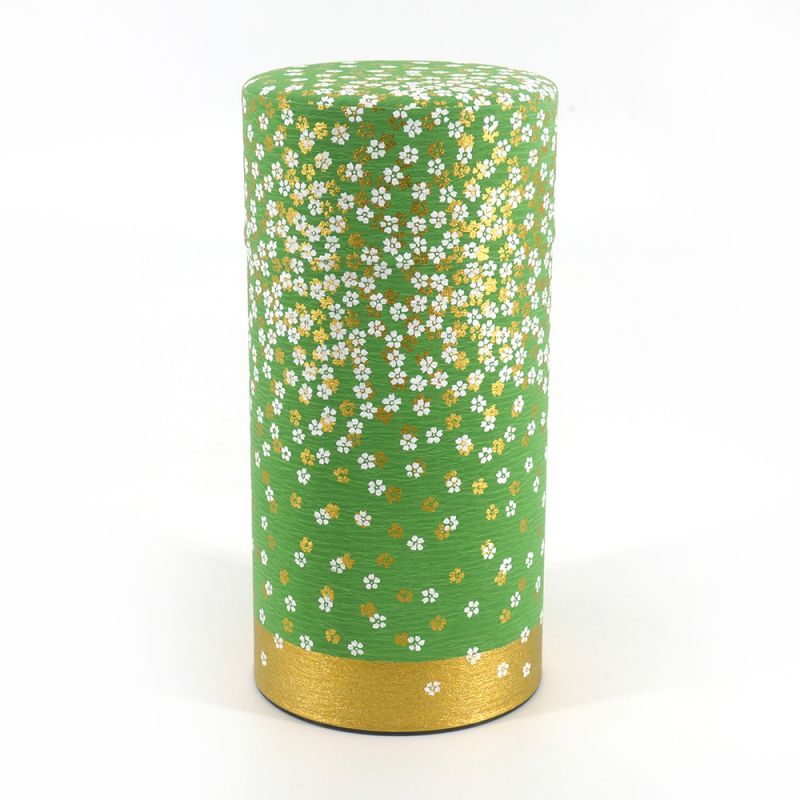 Caja de té verde japonés en papel washi - HANAZONO - 200gr
