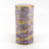 Boîte à thé japonaise violette en métal - HANA ASOBI - 200gr