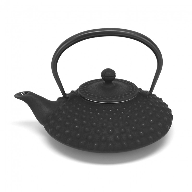 Japanese black cast iron teapot. Iwachu. Kambin 0.5 lt