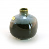 japanese black and blue soliflore vase TENMOKU MINI HANABIN