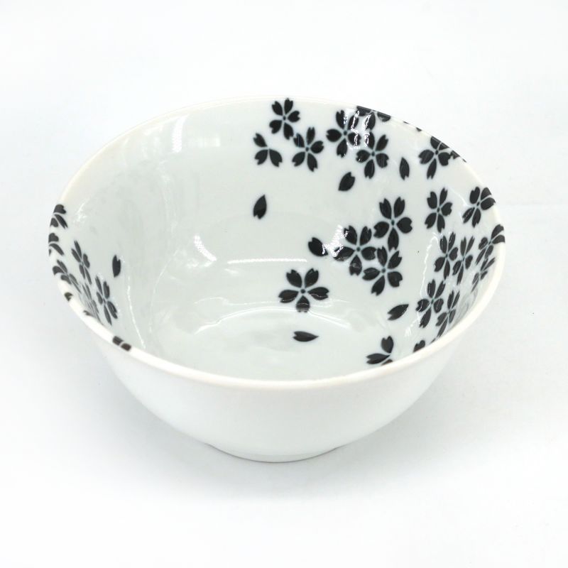 Set of 2 Japanese ceramic bowls - KURO SAKURA