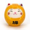 Adorno de gato manekineko japonés disfrazado de daruma - DARUKO - 4 cm