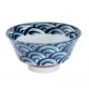 Ciotola in ceramica con onda giapponese - NAMI