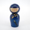 Japanische blaue Ninja Kokeshi Puppe, NINJA