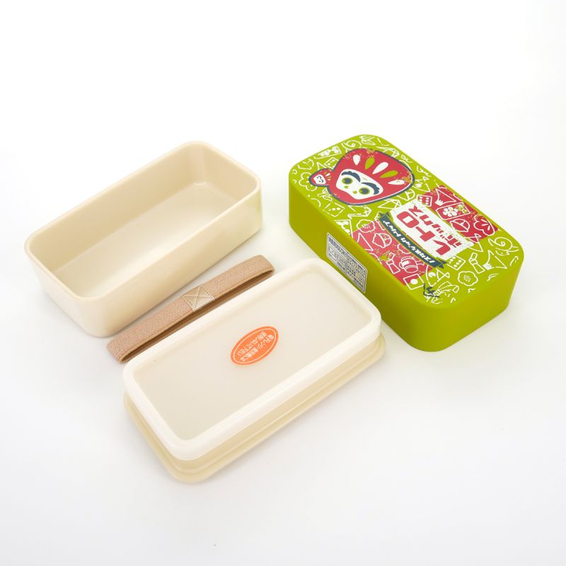 Bento lunch box giapponese S, FUKUDARUMA, verde