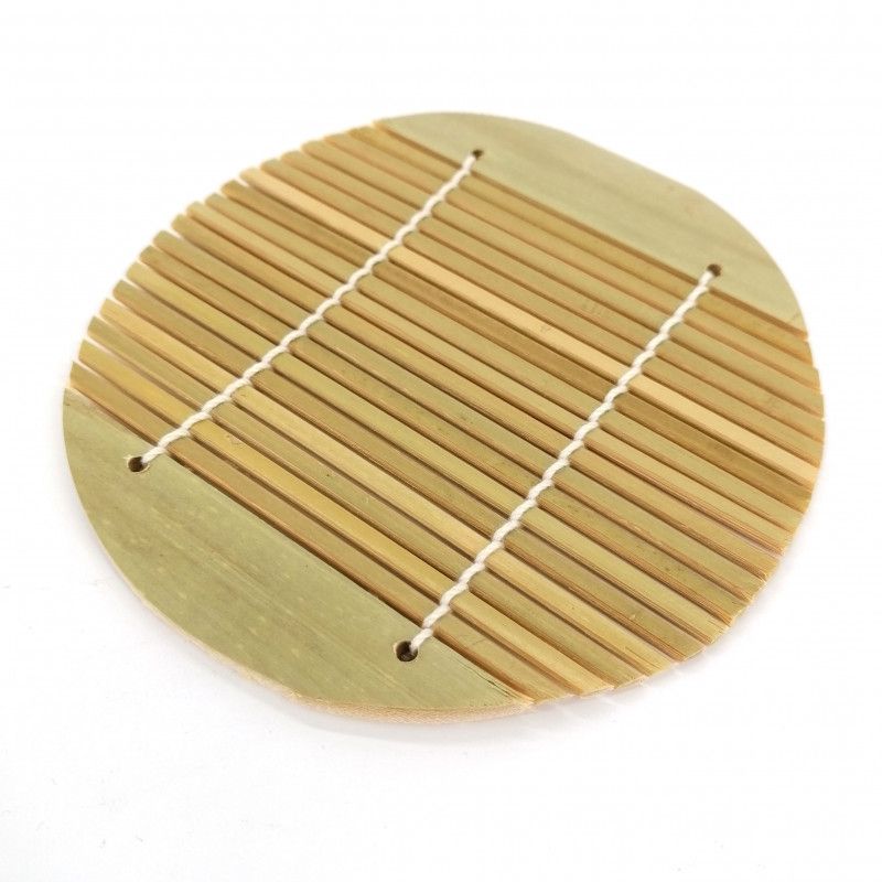 Oval bamboo coaster - BAMBOO ENKEI