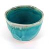Bol en céramique pour cérémonie du thé, bleu océan - KAIYO