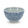 tea cup with sakura flower patterns blue KYÔSAKURA