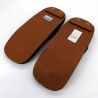 Paire de sandales japonaises zori en tissus, TOMBO
