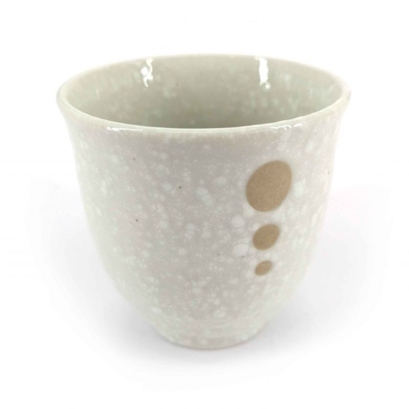 Tasse à thé japonaise en céramique, blanc - POINTO