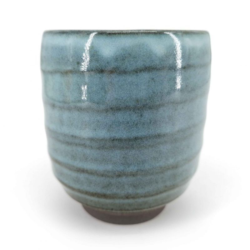 Tazza da tè in ceramica giapponese, sfumature di blu - NYUANSU